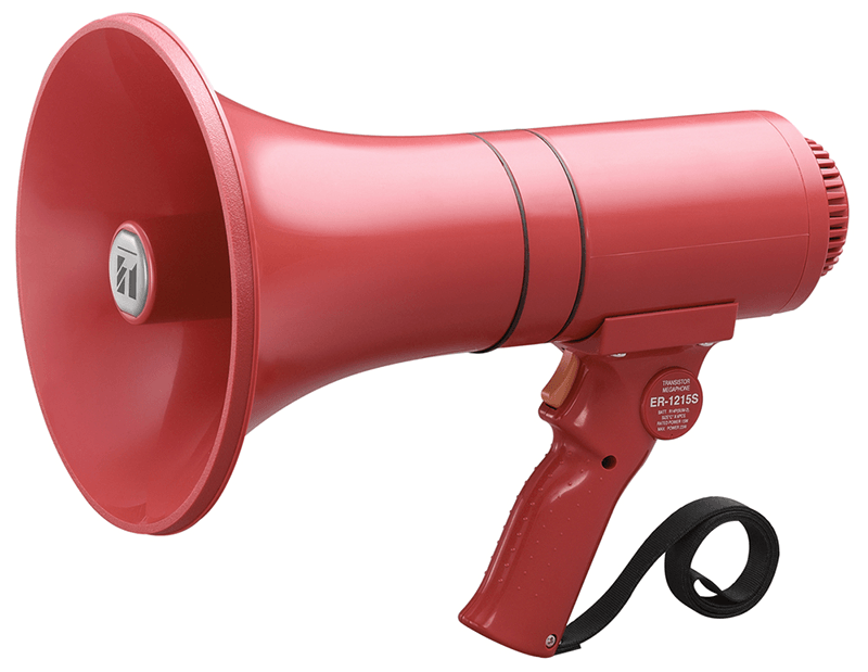 ER-1215S (23W max.) Hand Grip Type Megaphone with Siren